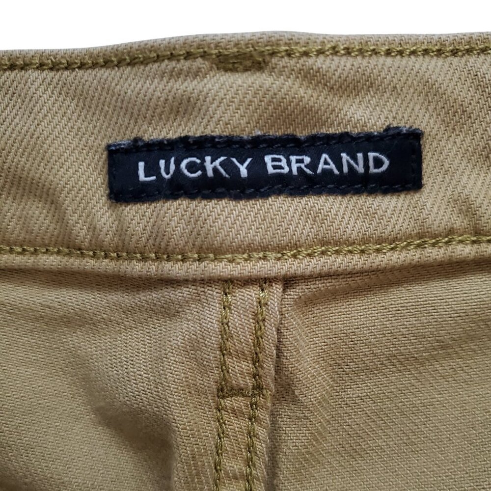 Lucky Brand Mid Rise Crop Wide Leg Jean Color Bronze Mist Size 30 - Picture 9 of 16